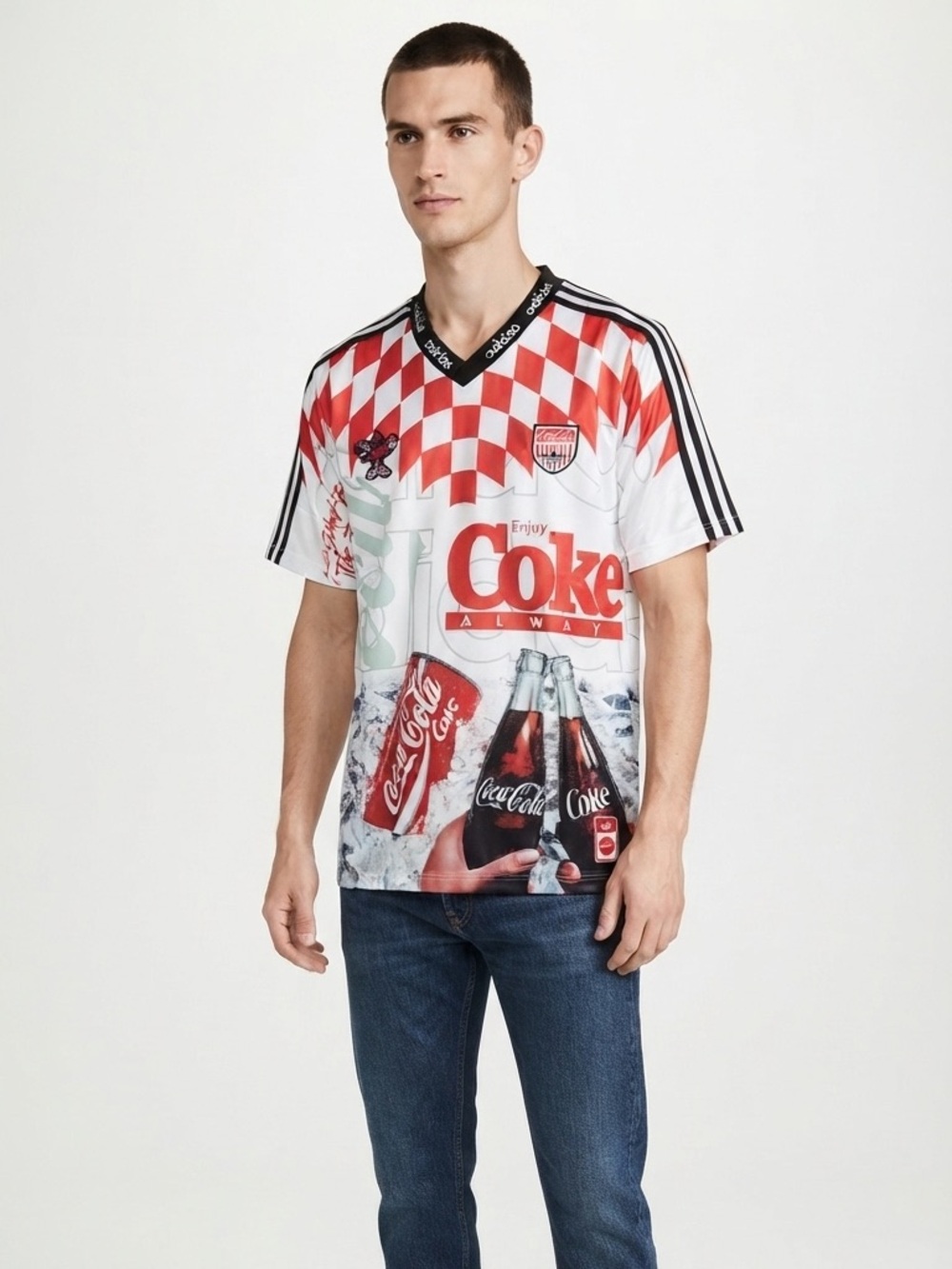 Adidas x Coca-Cola Special Edition Soccer Jersey – Size M